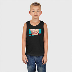 Майка детская хлопок Сэико Аясэ, цвет: черный — фото 2