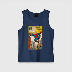 Детская майка Spider-Trump superhero