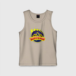 Майка детская хлопок Кино Голливуда, цвет: миндальный