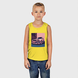 Майка детская хлопок BMW Classic, цвет: желтый — фото 2
