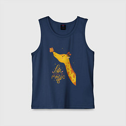 Детская майка Пятнистые друзья - жираф и бабочка