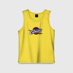Майка детская хлопок Cleveland Cavaliers, цвет: желтый