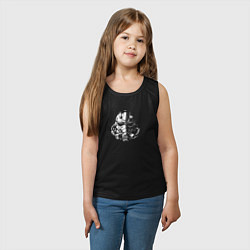 Майка детская хлопок Mens Fallout, цвет: черный — фото 2