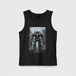 Детская майка Конвой роботов в городе