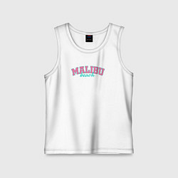 Детская майка Malibu Beach text