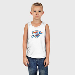 Майка детская хлопок SGA Oklahoma, цвет: белый — фото 2