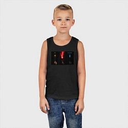 Майка детская хлопок Заклинания хогвартса, цвет: черный — фото 2