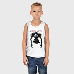 Майка детская хлопок Death Note Ryuk - светлый, цвет: белый — фото 2
