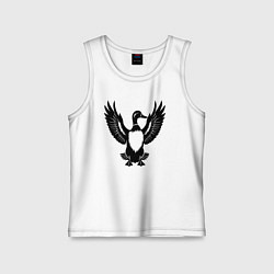 Детская майка Черная утка