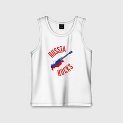 Детская майка Россия рулит