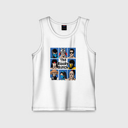 Майка детская хлопок Кровавая связка, цвет: белый