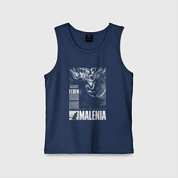 Майка детская хлопок Malenia - elden ring, цвет: тёмно-синий