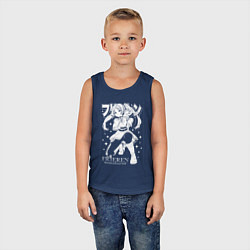 Майка детская хлопок Frieren - poster, цвет: тёмно-синий — фото 2