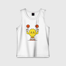 Детская майка Солнечный баскетбол