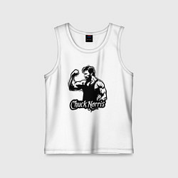 Детская майка Мускулистый Чак Норрис