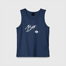 Детская майка Хэллоуин - Boo - паучок