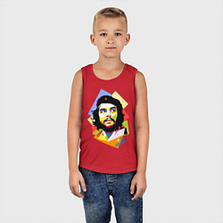 Майка детская хлопок Che Guevara Art, цвет: красный — фото 2