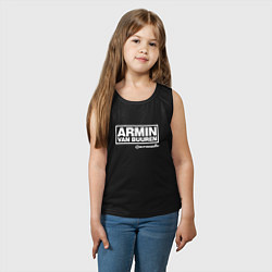 Майка детская хлопок Armin van Buuren, цвет: черный — фото 2