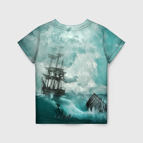 Детская футболка Море / 3D-принт – фото 2