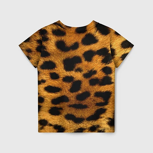 Детская футболка Шкура леопарда / 3D-принт – фото 2