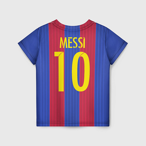 Детская футболка FCB Messi: Qatar Airways / 3D-принт – фото 2