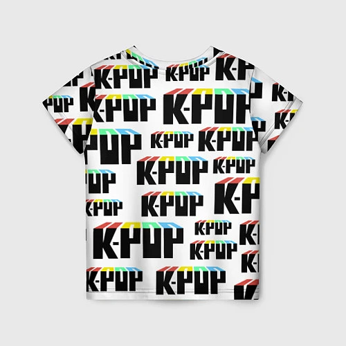 Детская футболка K-pop Pattern / 3D-принт – фото 2