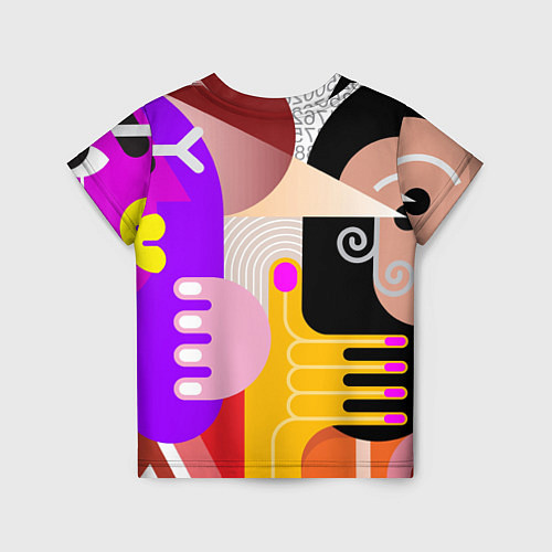 Детская футболка Abstract-women / 3D-принт – фото 2