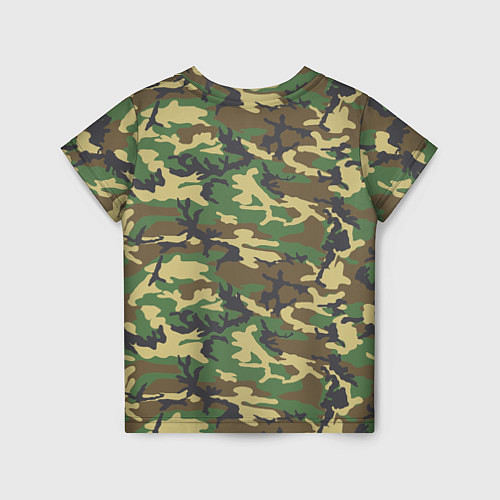 Детская футболка Kings Camouflage / 3D-принт – фото 2