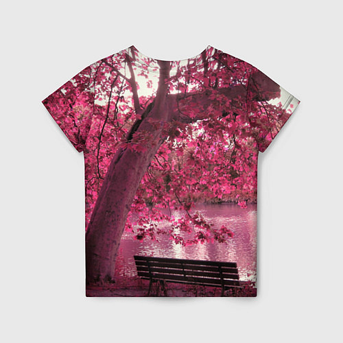 Детская футболка 30 STM: Pink Glyph / 3D-принт – фото 2