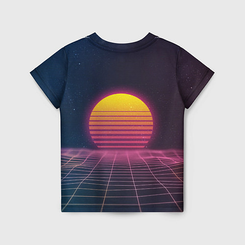 Детская футболка Vapor Sunrise / 3D-принт – фото 2