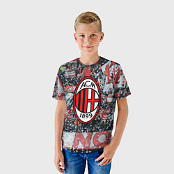 Футболка детская Milan FC, цвет: 3D-принт — фото 2