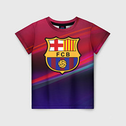 Футболка детская ФК Барселона, цвет: 3D-принт