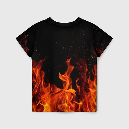 Детская футболка Стихия огня / 3D-принт – фото 2
