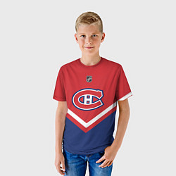 Футболка детская NHL: Montreal Canadiens, цвет: 3D-принт — фото 2