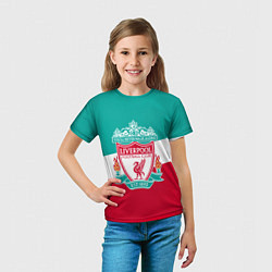 Футболка детская Liverpool: You'll never walk alone, цвет: 3D-принт — фото 2