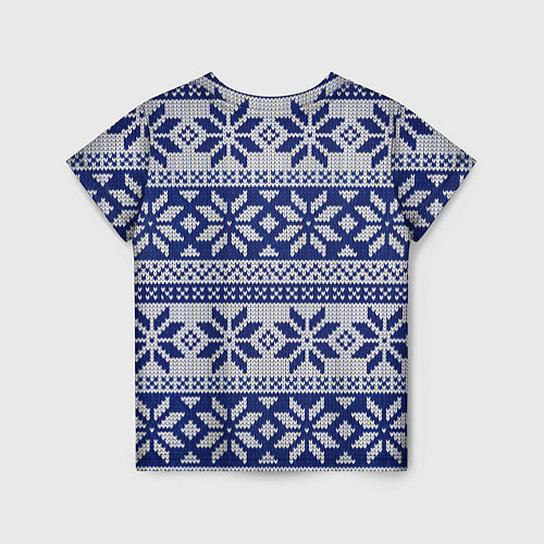 Детская футболка Синий свитер / 3D-принт – фото 2