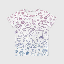 Футболка детская Монстрики, цвет: 3D-принт