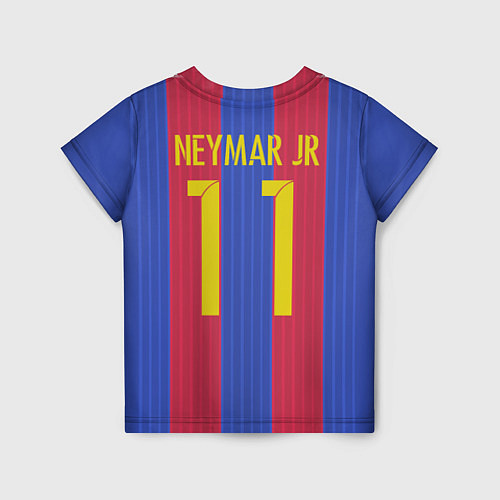 Детская футболка FCB: Neymar da Silva / 3D-принт – фото 2