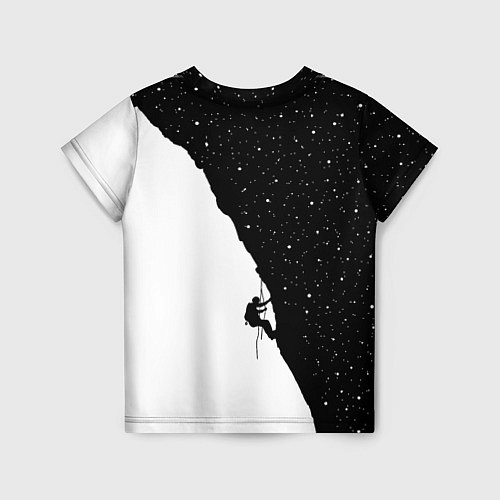 Детская футболка Ночной скалолаз / 3D-принт – фото 2