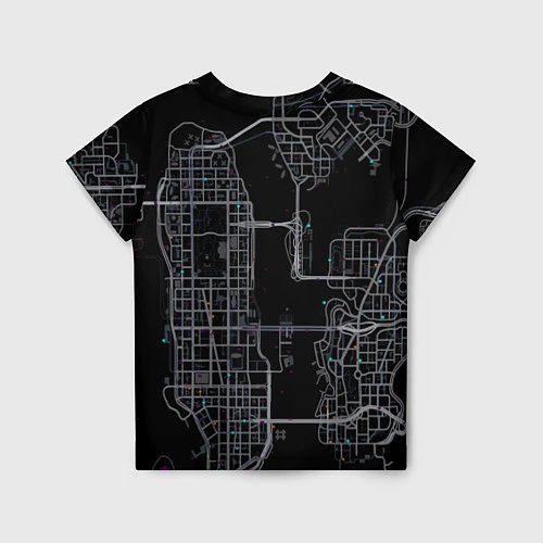 Детская футболка GTA V: Map / 3D-принт – фото 2