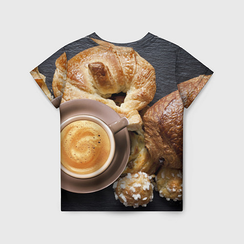 Детская футболка Приятный завтрак / 3D-принт – фото 2