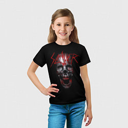 Футболка детская Slayer: Wild Skull, цвет: 3D-принт — фото 2