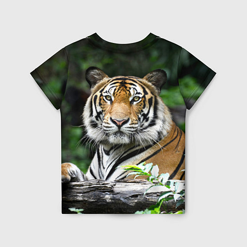 Детская футболка Тигр в джунглях / 3D-принт – фото 2