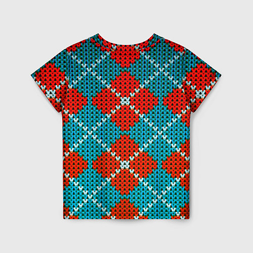 Детская футболка Knitting pattern / 3D-принт – фото 2