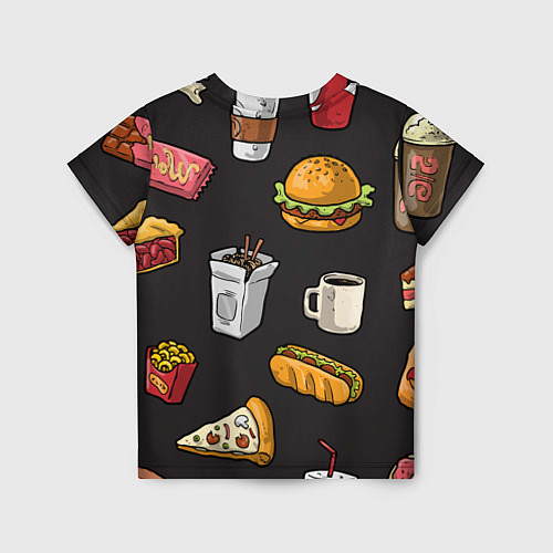 Детская футболка Food / 3D-принт – фото 2