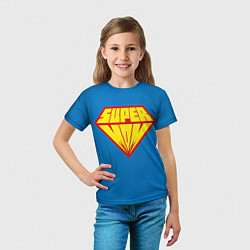 Футболка детская Супермама, цвет: 3D-принт — фото 2