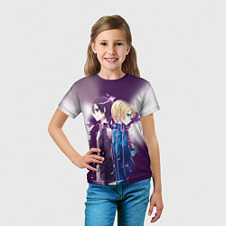 Футболка детская Юдзио (ユージオ Yūjio, цвет: 3D-принт — фото 2