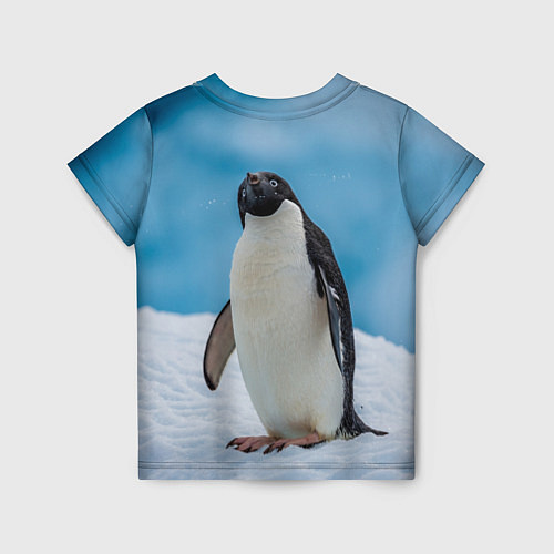 Детская футболка Пингвин на айсберге / 3D-принт – фото 2