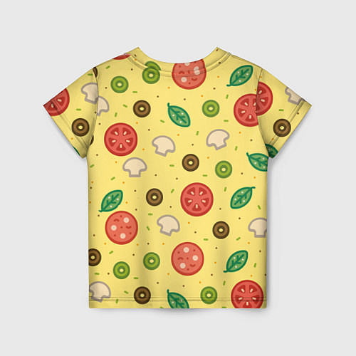 Детская футболка Pizza / 3D-принт – фото 2