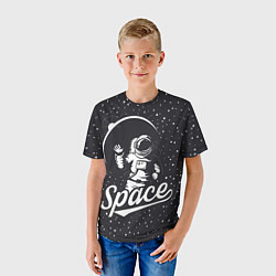 Футболка детская Космонавт, цвет: 3D-принт — фото 2